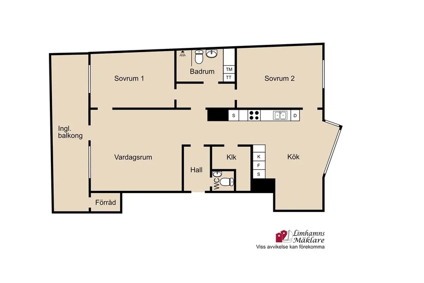 Bostadsrätt, Linnégatan 3D, Limhamn, Malmö