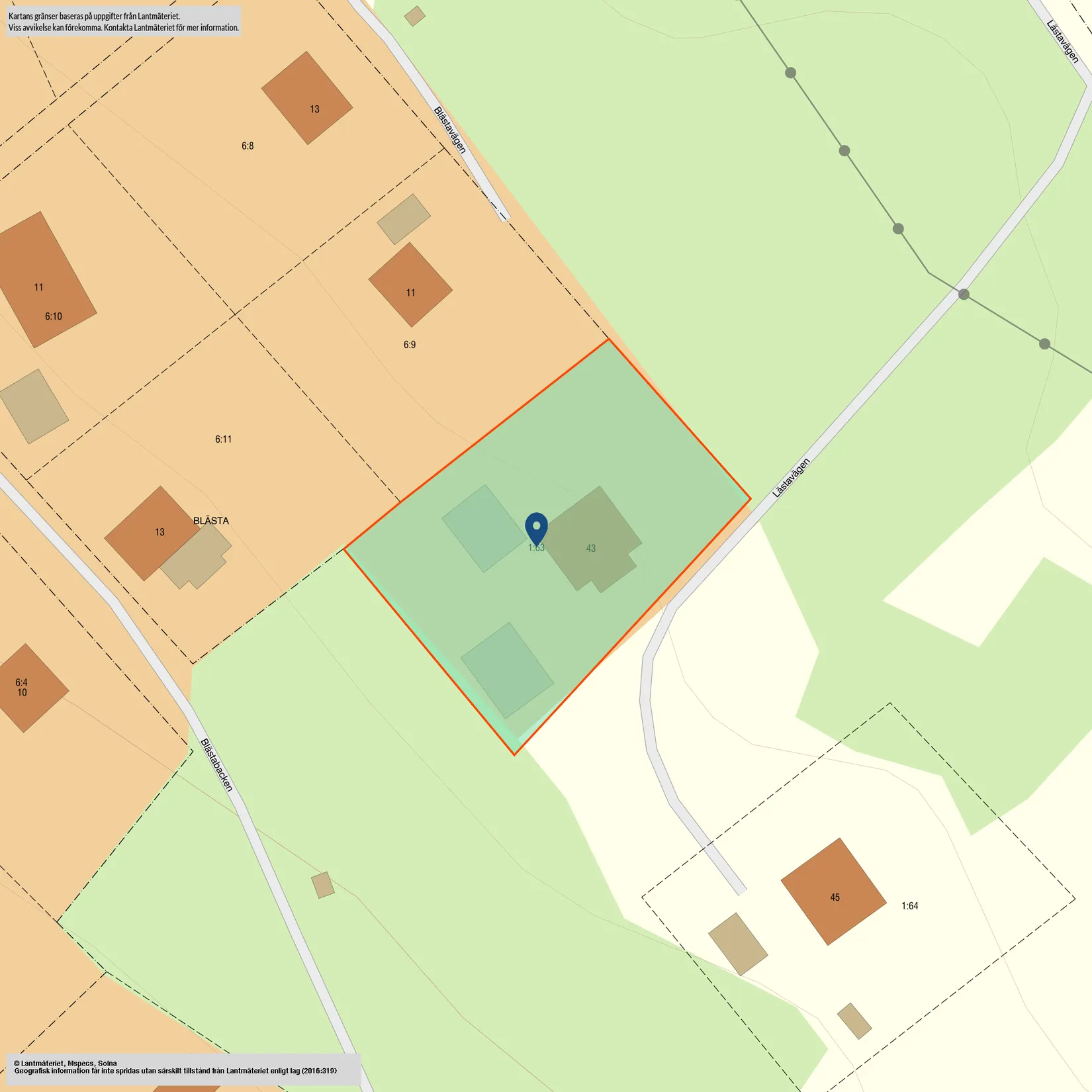 Villa, Lästavägen 43, Kramfors