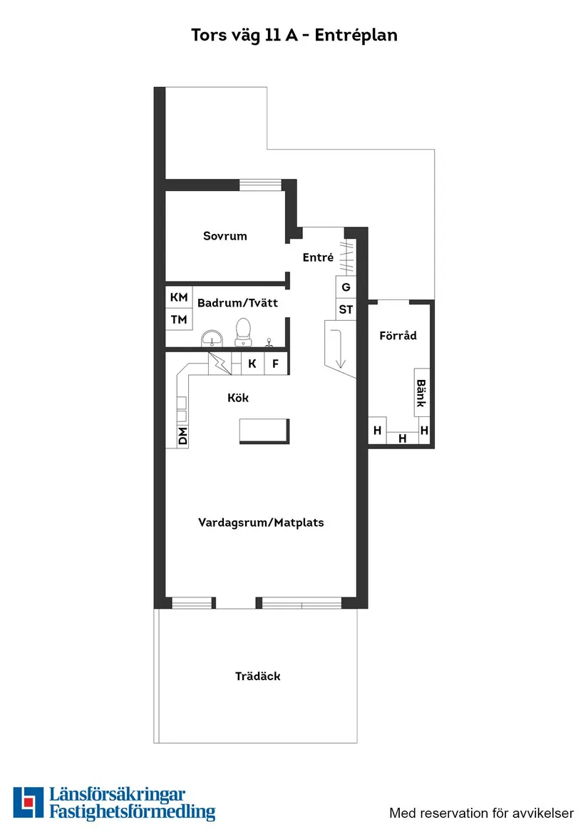 Bostadsrätt, Radhus, Tors väg 11 A, Allarp, Laholm