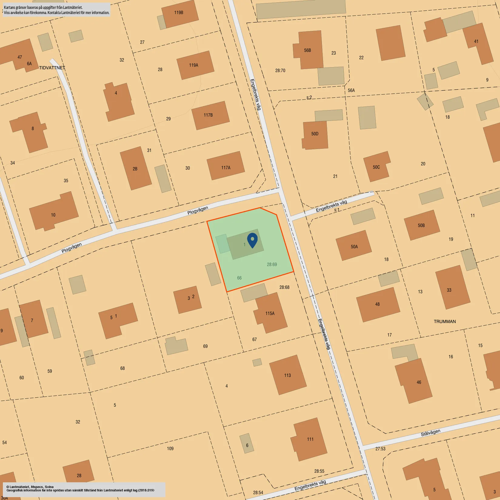 Villa, Plogvägen 1, Tureberg, Sollentuna