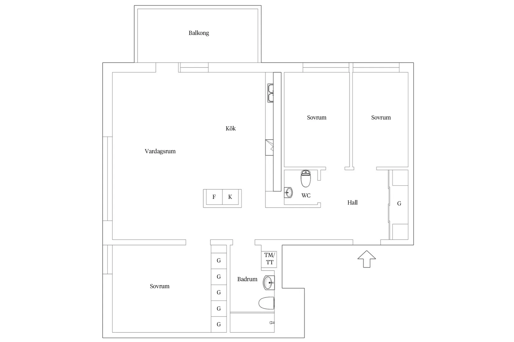 Bostadsrätt, Klippan 1E, Majorna - Klippan, Göteborg