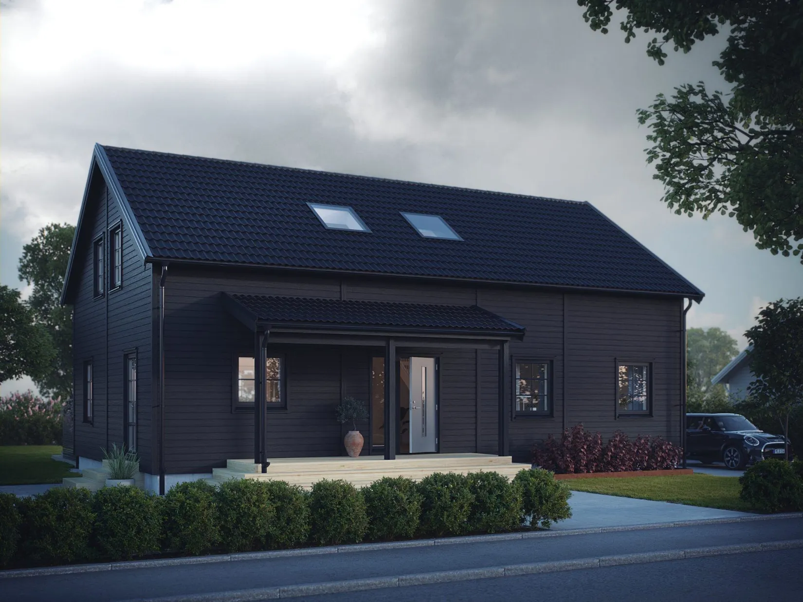Tomt, Kopparvägen 42A, Skarpäng, Täby