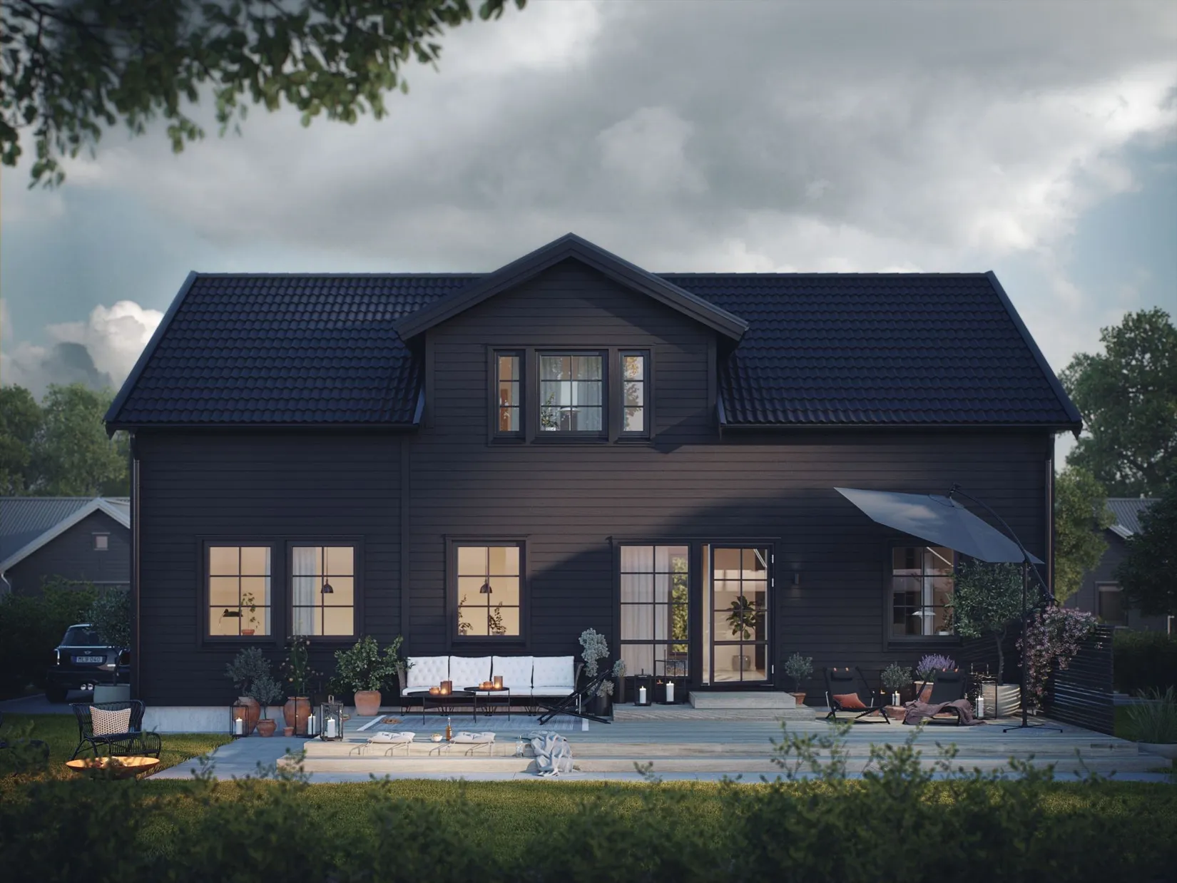 Tomt, Kopparvägen 42A, Skarpäng, Täby