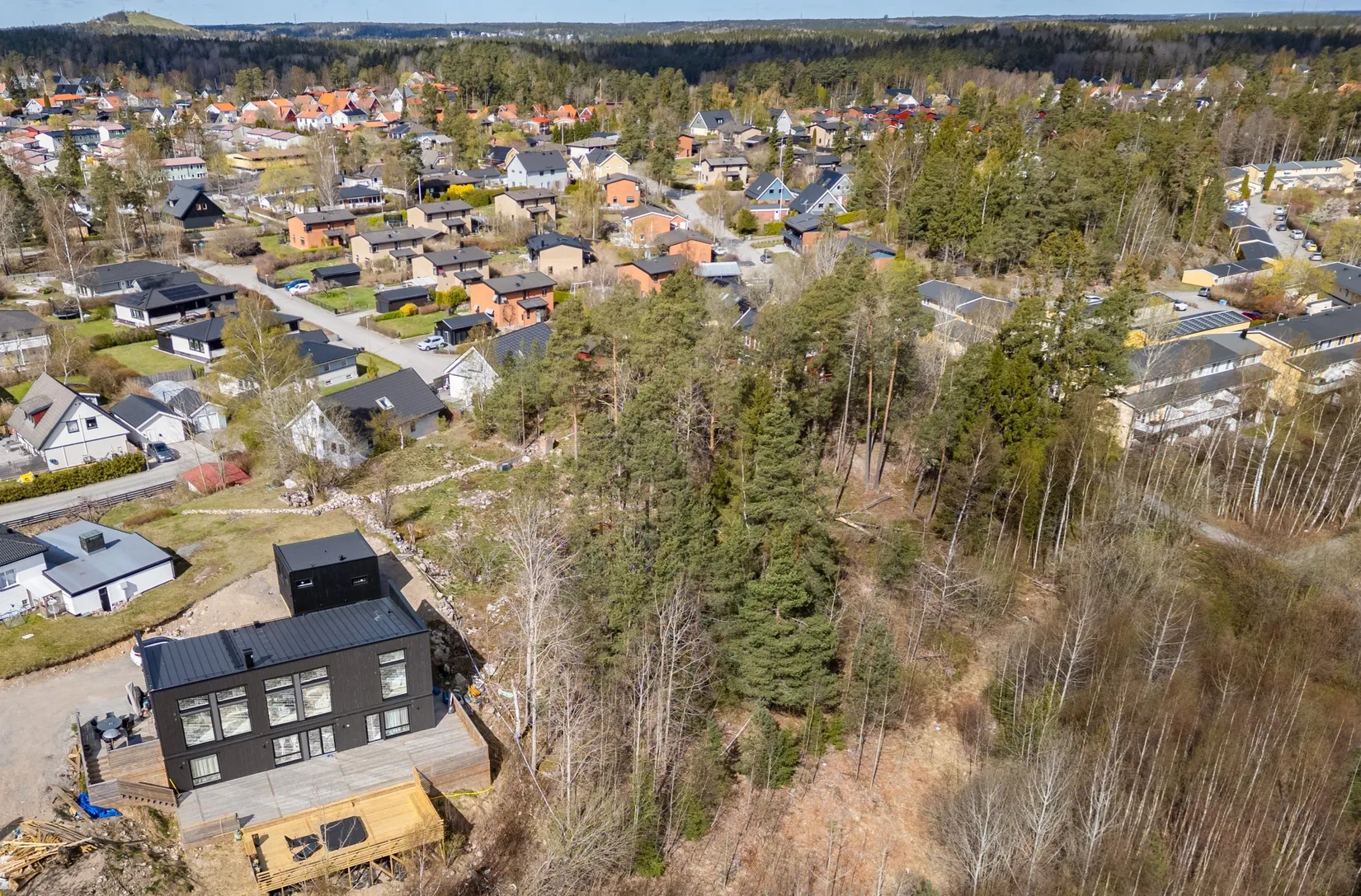 Tomt, Kopparvägen 42A, Skarpäng, Täby