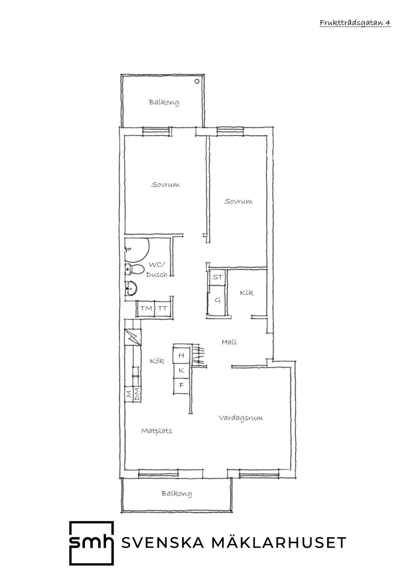 Bostadsrätt, Fruktträdsgatan 4, Centrala Hisingen, Göteborg