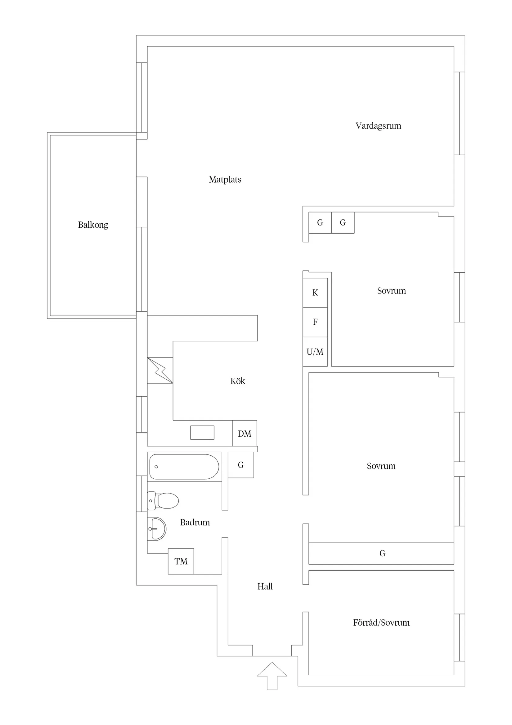 Bostadsrätt, Brynäsgatan 111, Brynäs, Gävle