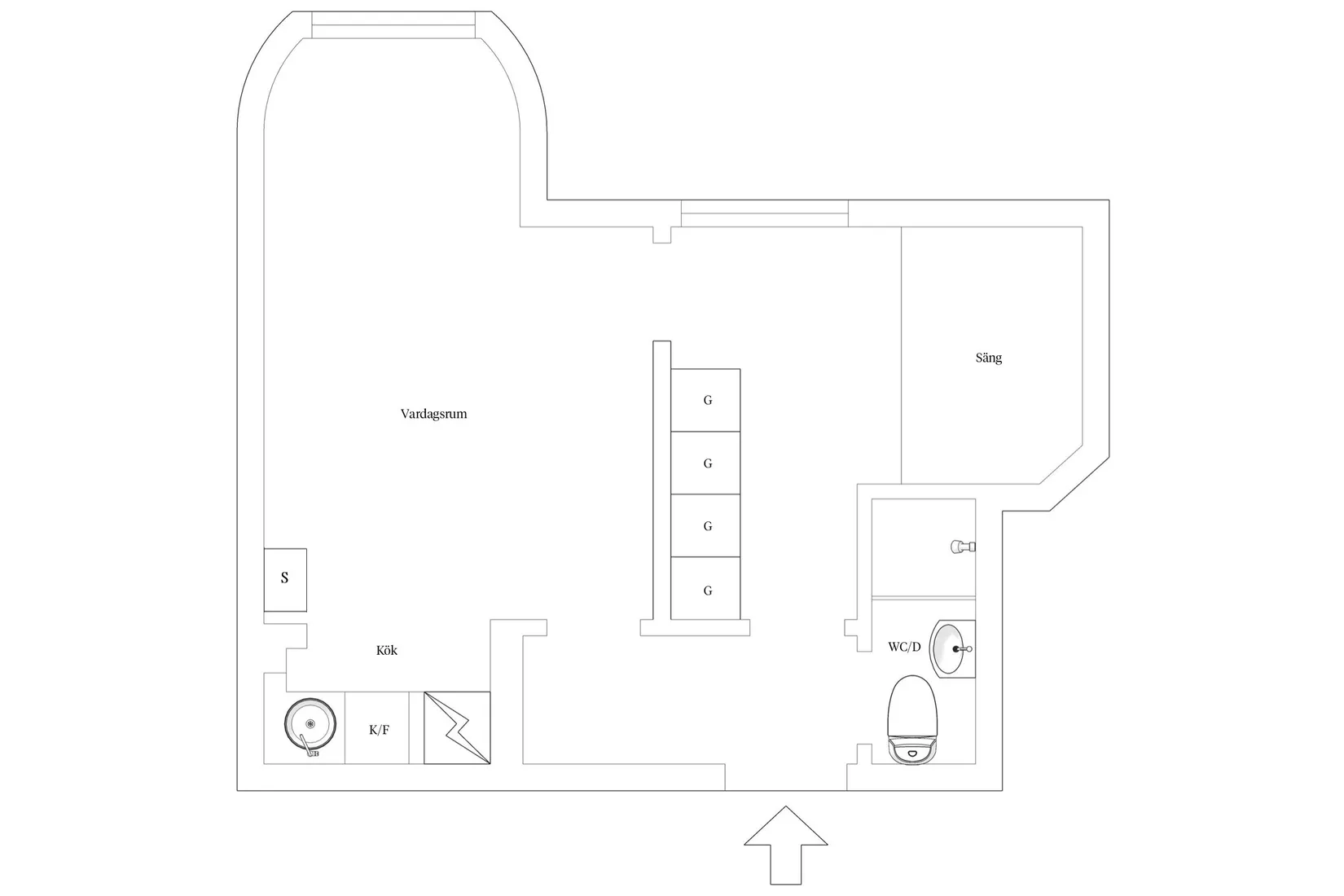 Bostadsrätt, Kungsholms hamnplan 3B, Kungsholmen - Norr Mälarstrand, Stockholm