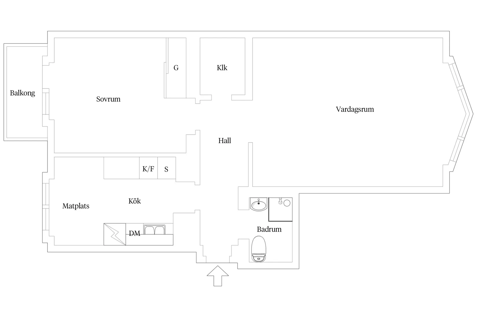 Bostadsrätt, Rådmansgatan 15E, Triangeln, Malmö