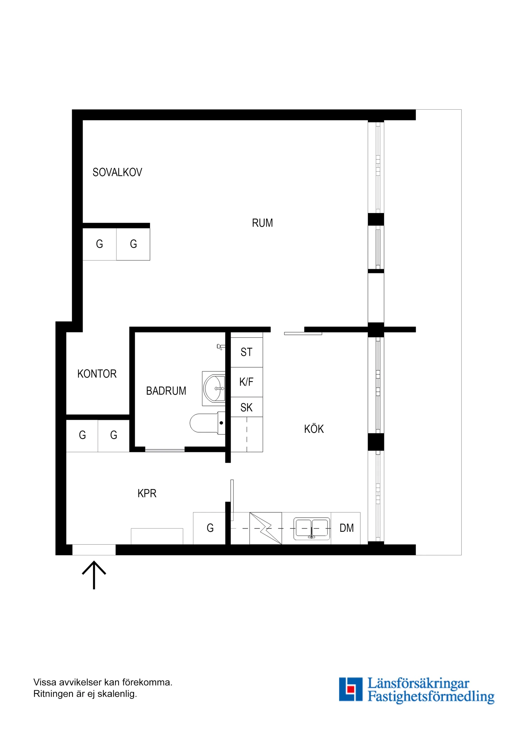 Bostadsrätt, Bygatan 3, Huvudsta, Solna