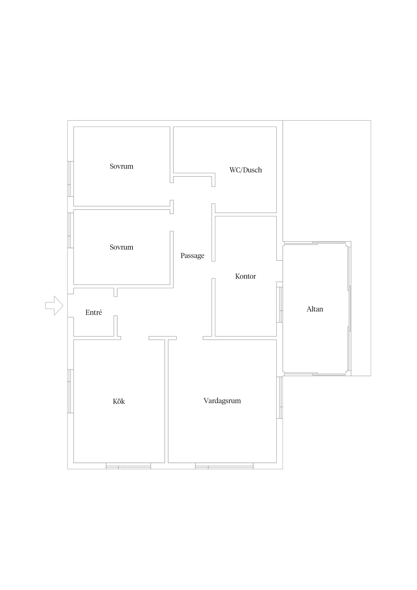 Villa, Bygdevägen 18, Forsby, Gävle