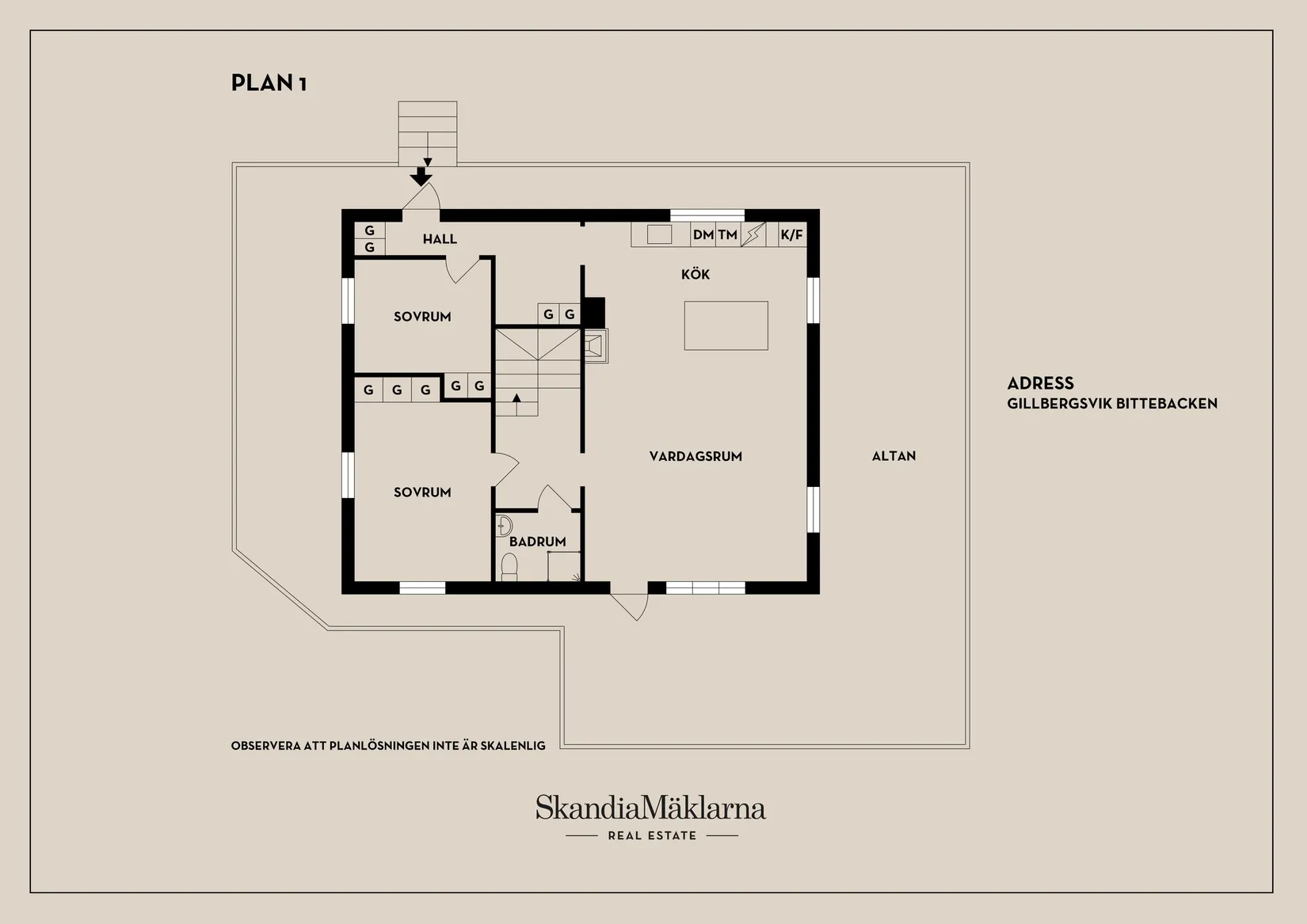 Villa, Gillbergsvik Bittebacken, Gillbergsvik, Trosa