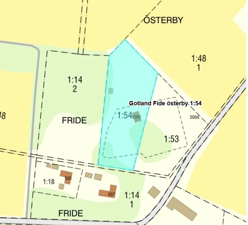 Fritidshus, Fide Österby 509A-B, Gotland
