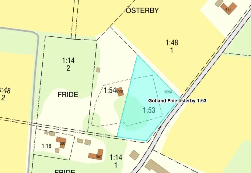 Fritidshus, Fide Österby 509A-B, Gotland