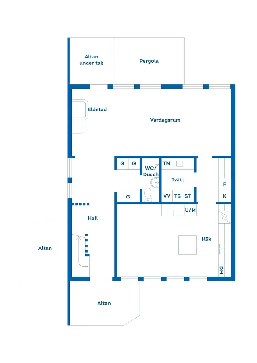 Villa, Radhus, Klarinettgatan 16, Gånsviksdalen, Härnösand