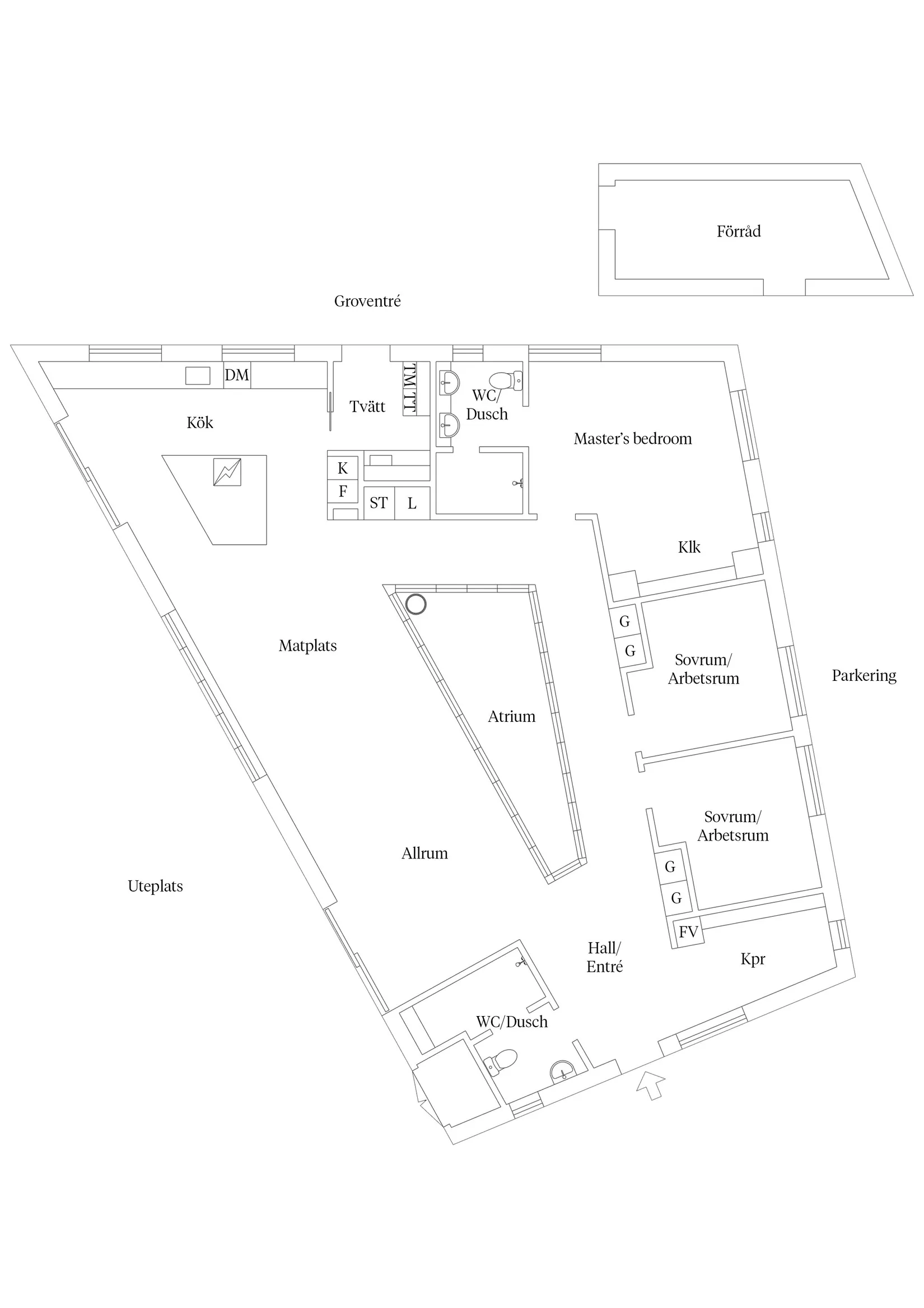 Villa, Lyssnavägen 3A, Graneberg, Uppsala