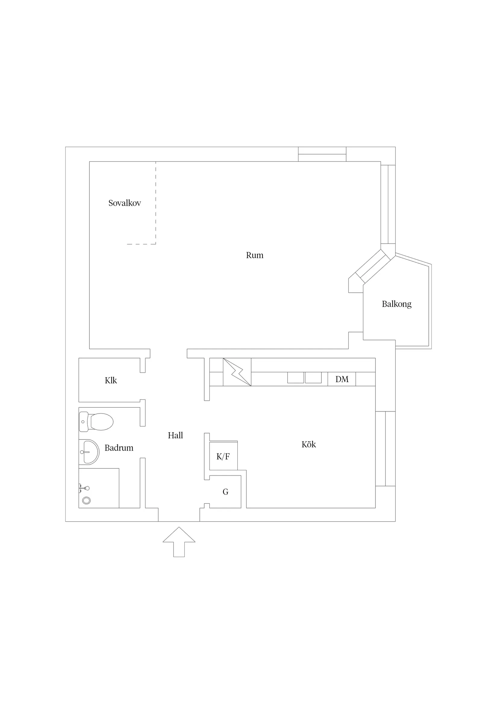 Bostadsrätt, Köpenhamnsvägen 42A, Slottsstaden, Malmö