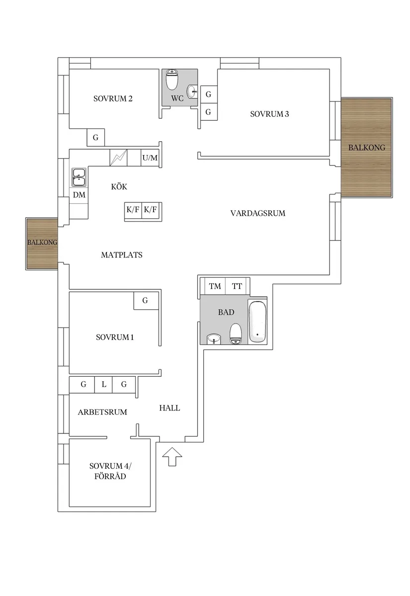 Bostadsrätt, Kärrtorpsvägen 7, Kärrtorp, Stockholm