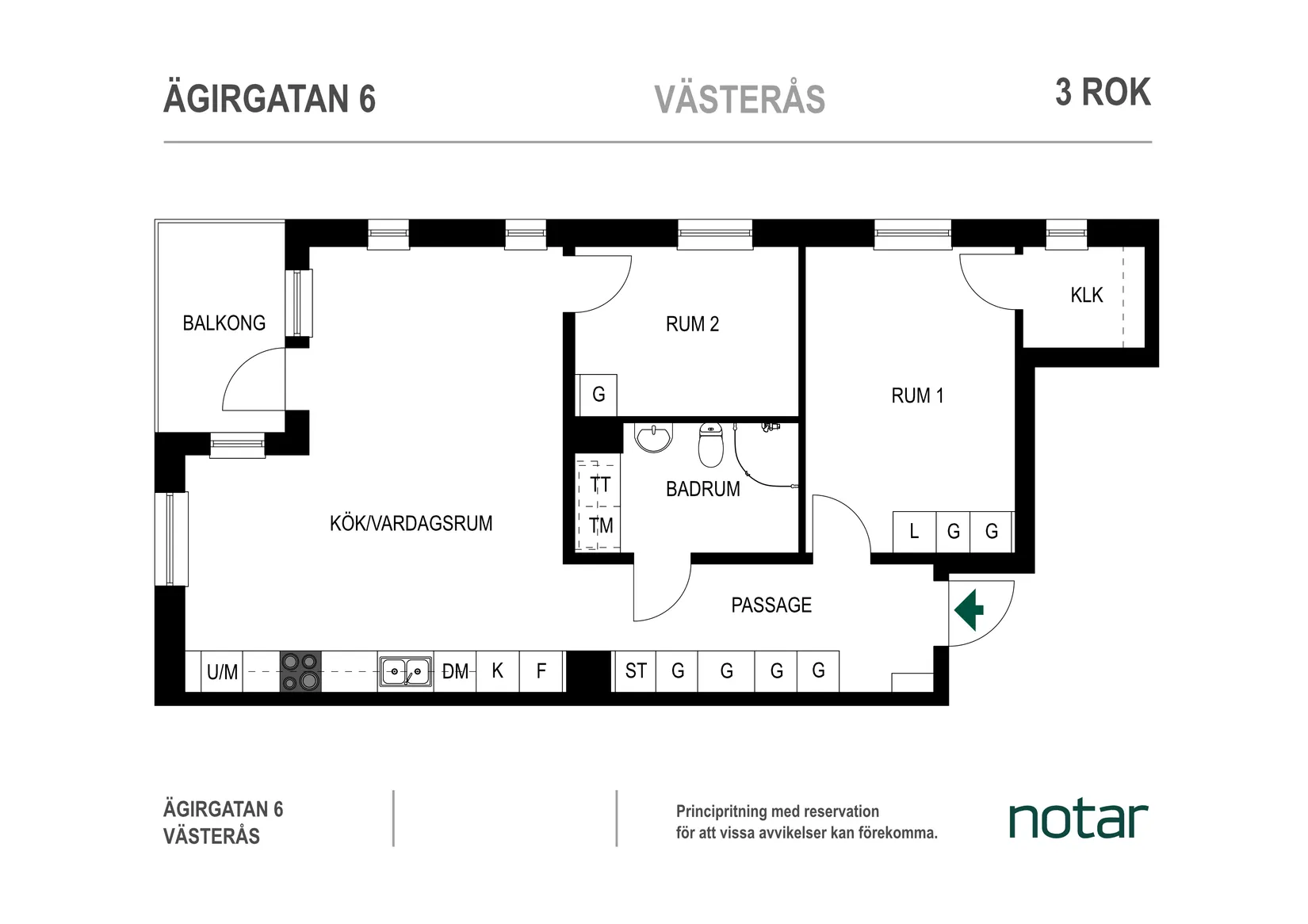Bostadsrätt, Ägirgatan 6, Öster Mälarstrand, Västerås