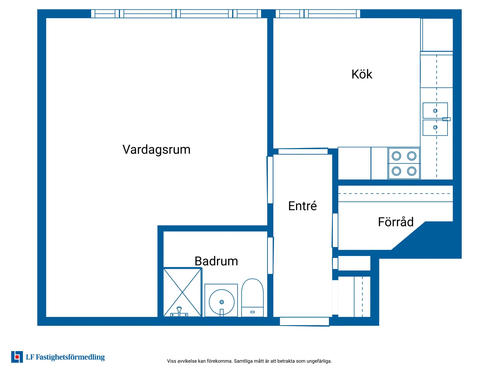 Bostadsrätt, Riddargatan 3A, Nedre Haga, Sundsvall
