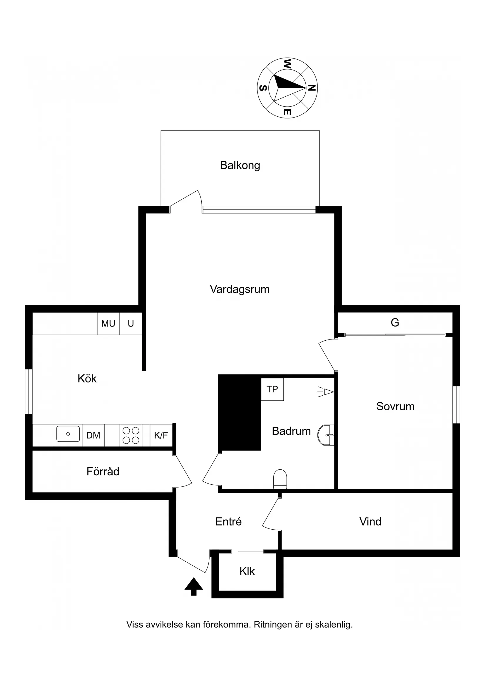 Bostadsrätt, Bandholtzgatan 4, Söder/Hästhaga, Varberg