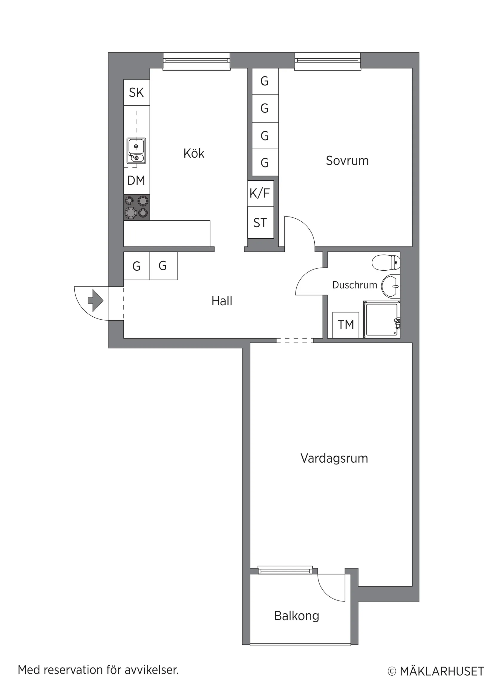 Bostadsrätt, Djupegatan 32b, Öster, Hudiksvall
