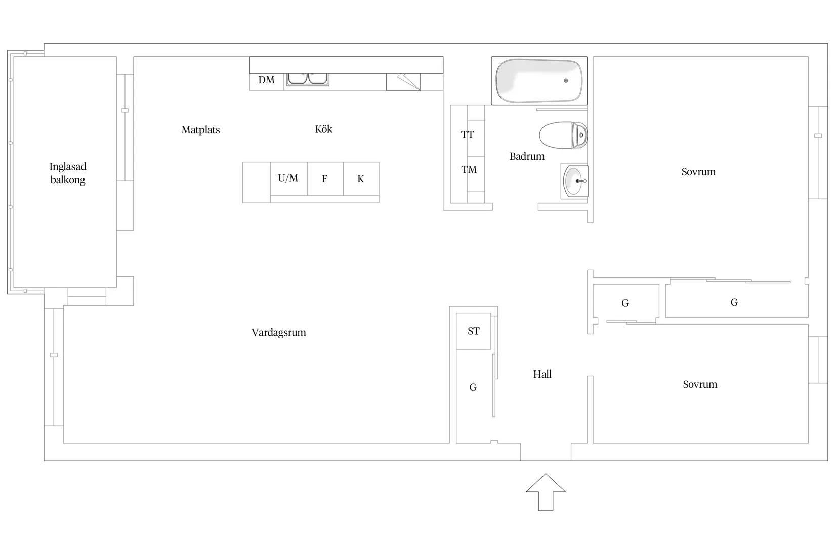 Bostadsrätt, Fredsborgsgatan 1, Liljeholmskajen, Stockholm