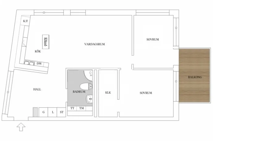 Bostadsrätt, Karlsbodavägen 42, vån 7/7, Bromma - Mariehäll, Stockholm
