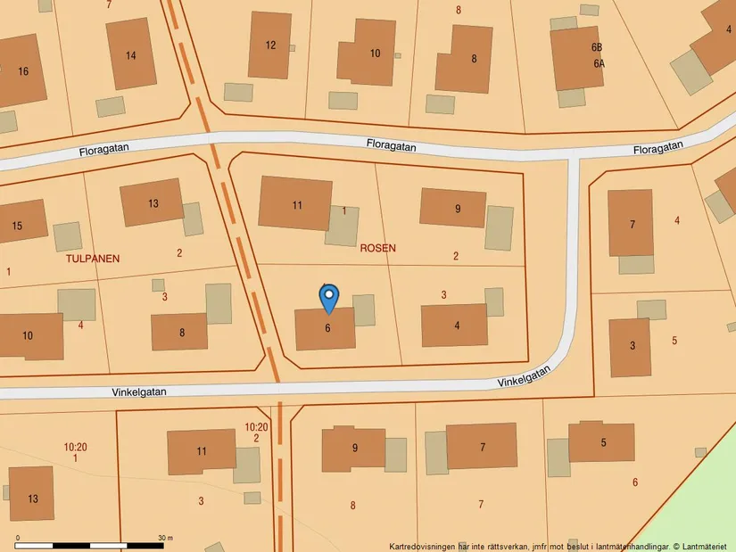 Villa, Vinkelgatan 6, Herrljunga centralt, Herrljunga