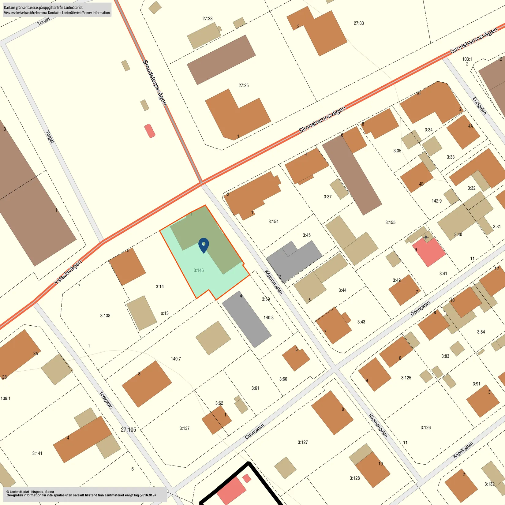 Villa, Ystadsvägen 1, Hammenhög, Simrishamn