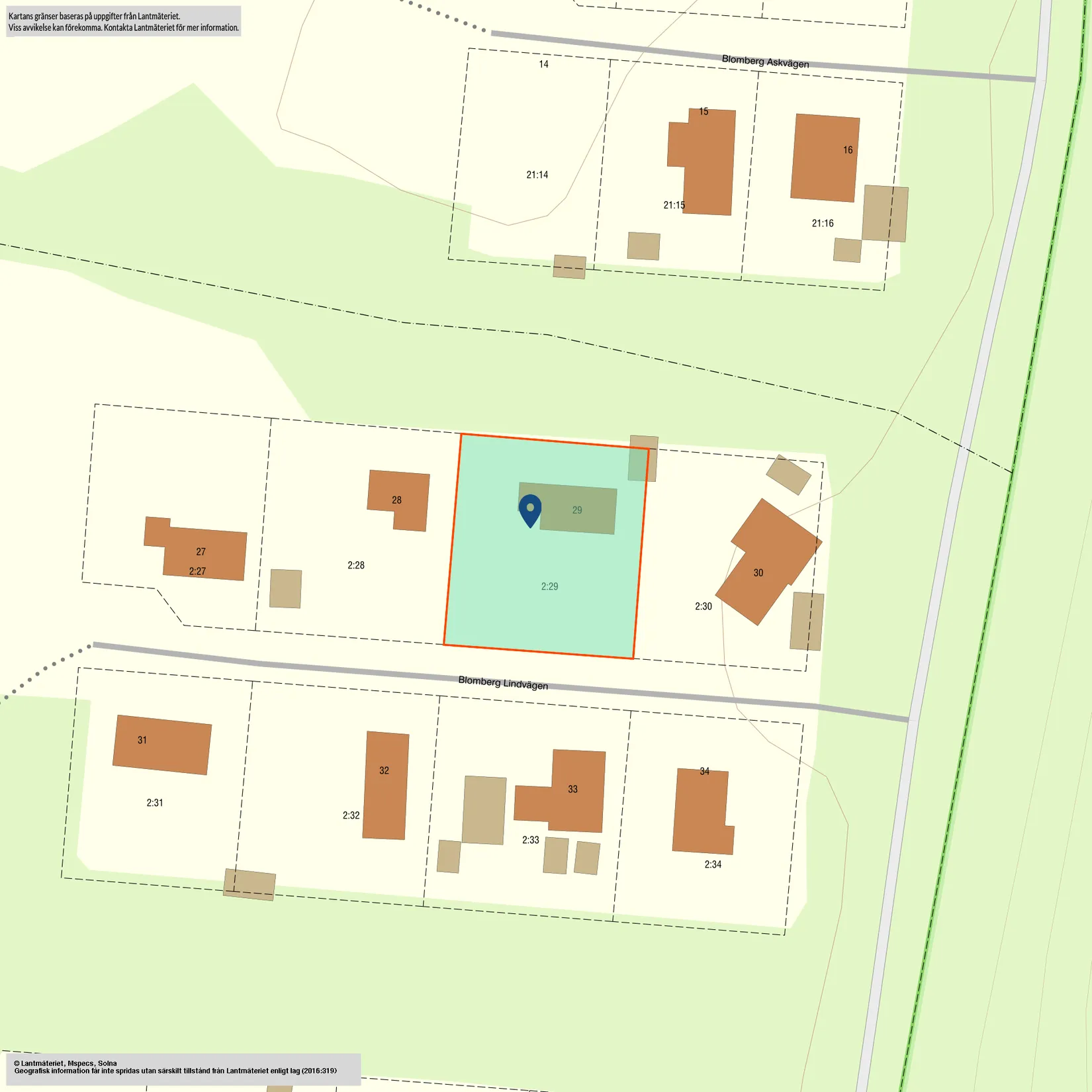 Villa, Blomberg Lindvägen 29, Götene