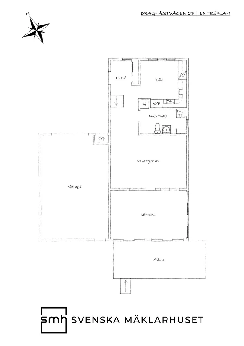 Villa, Draghästvägen 27, Göteborg