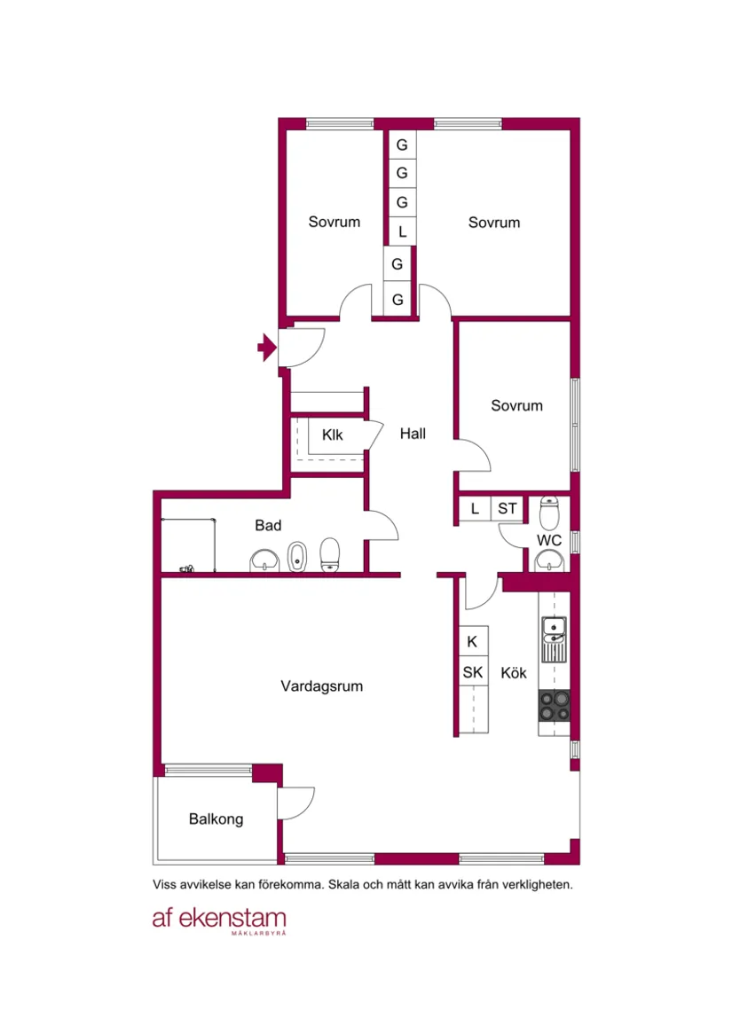 Bostadsrätt, Kronborgsgatan 12, Centrum - norr, Helsingborg