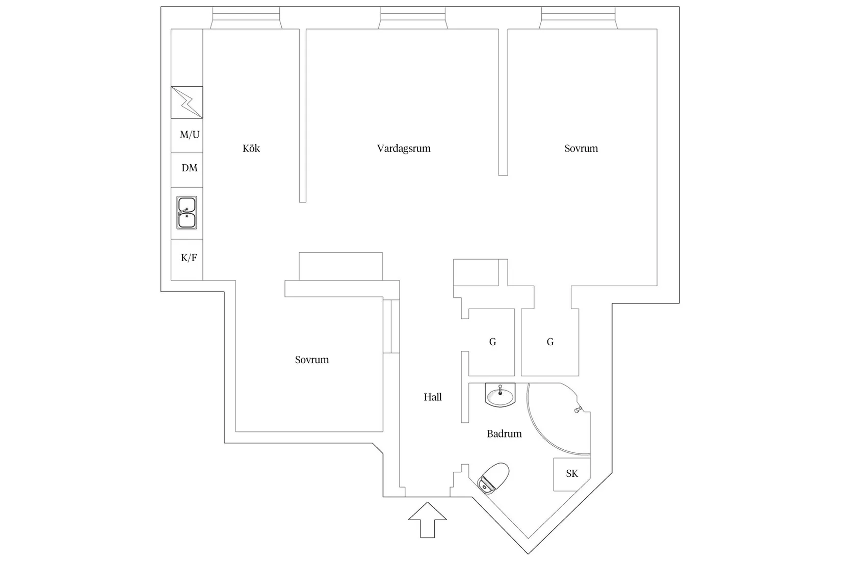 Bostadsrätt, Hallandsgatan 30, Södermalm Katarina, Stockholm