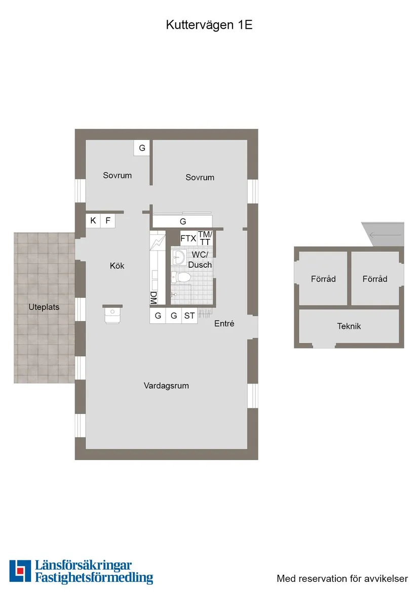 Bostadsrätt, Kuttervägen 1E, Bredsand, Enköping