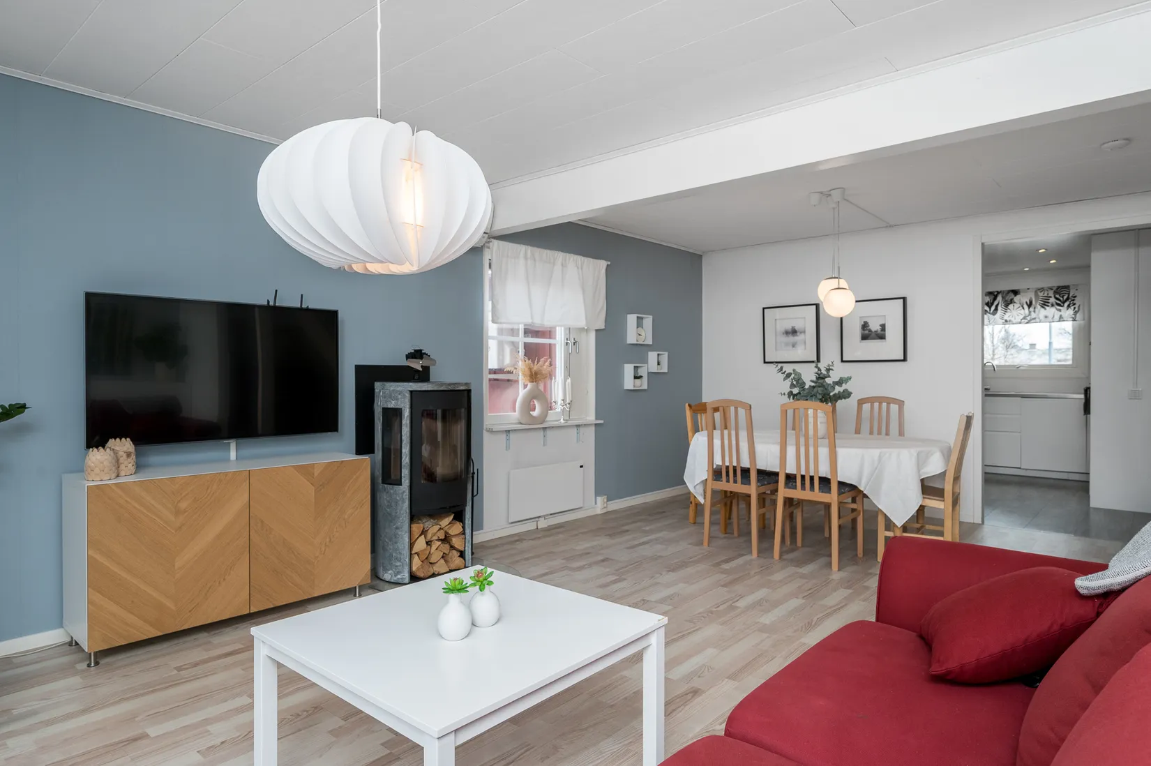 Villa, Radhus, Radarvägen 50, Lombolo, Kiruna