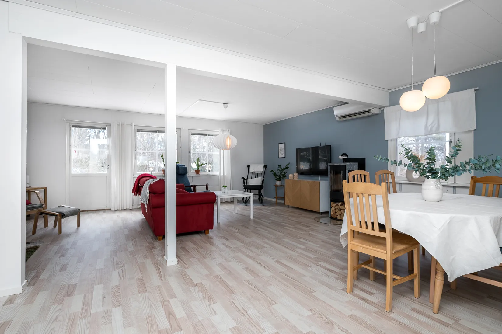 Villa, Radhus, Radarvägen 50, Lombolo, Kiruna