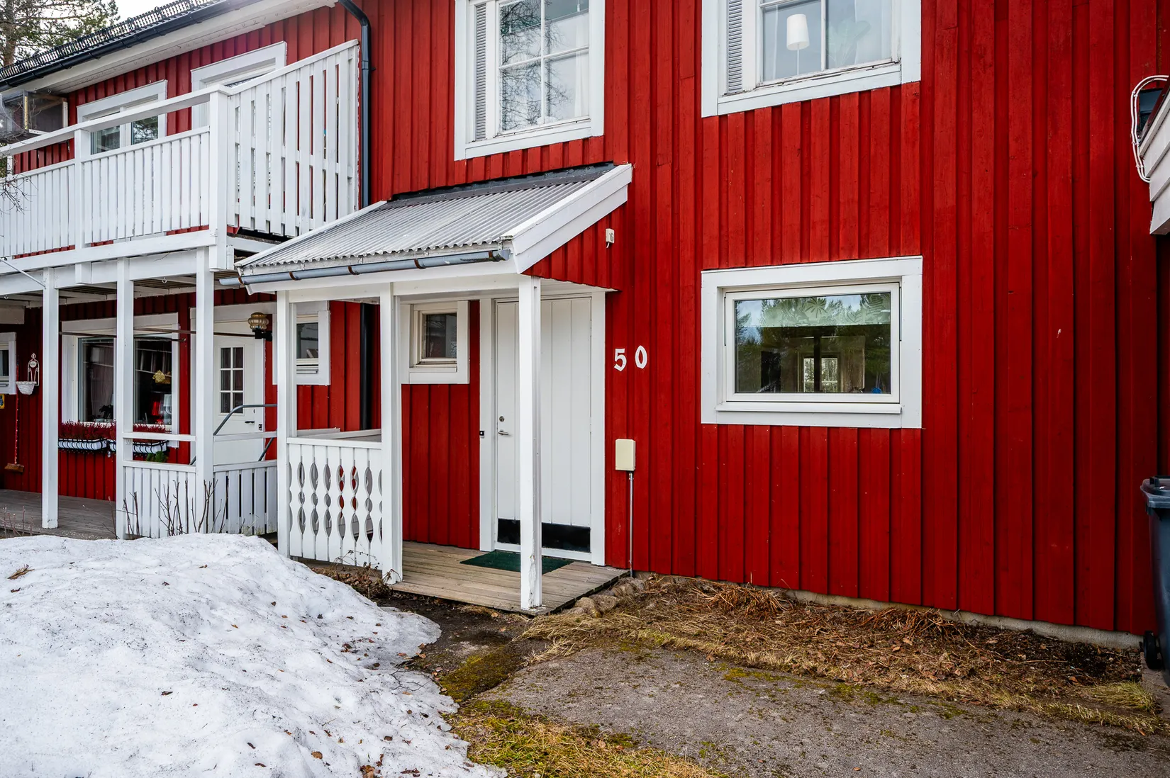 Villa, Radhus, Radarvägen 50, Lombolo, Kiruna