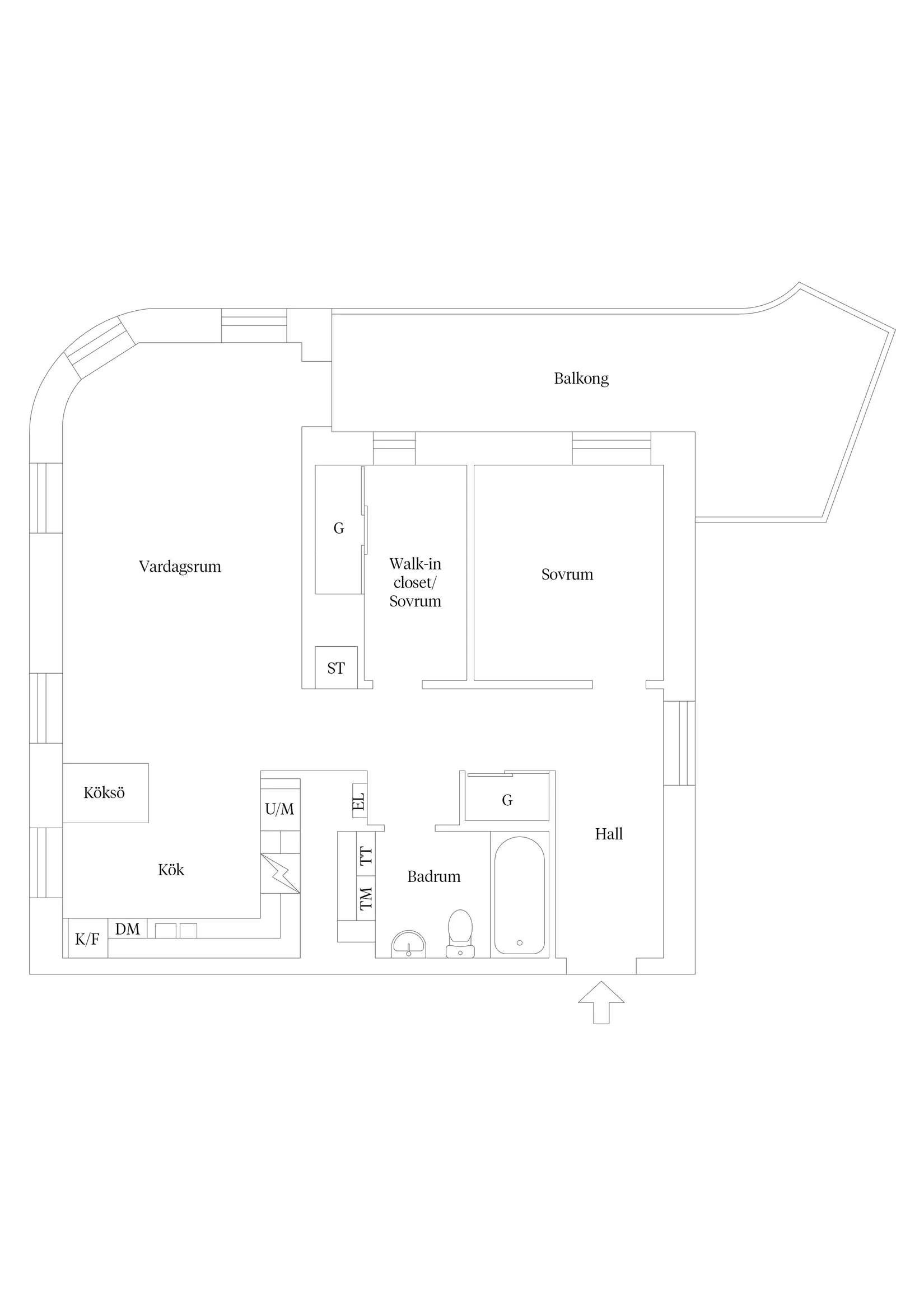 Bostadsrätt, Slussplan 3A, Slussen, Malmö