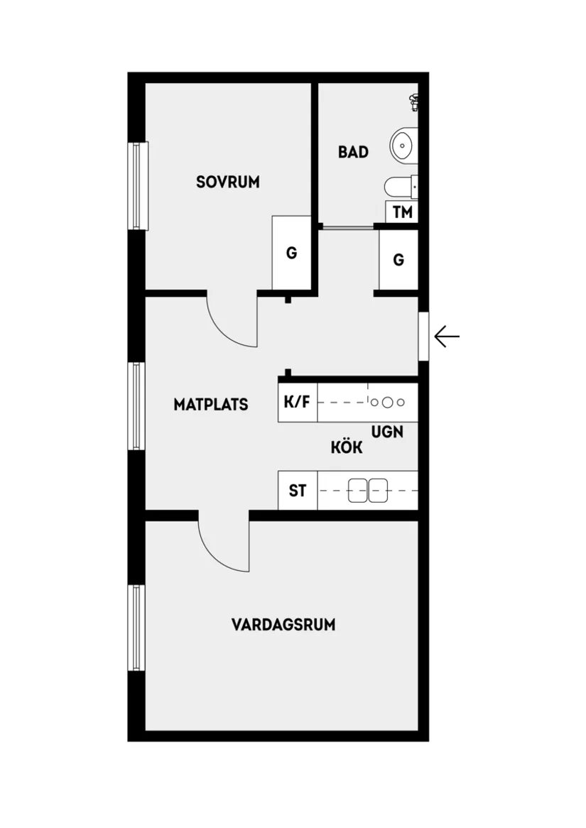 Bostadsrätt, Åkerbyvägen 98, 12 tr, Täby Centrum, Täby