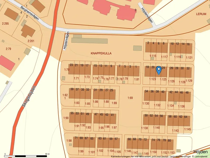 Villa, Radhus, Höjdenvägen 22, Lerum-Höjden, Lerum