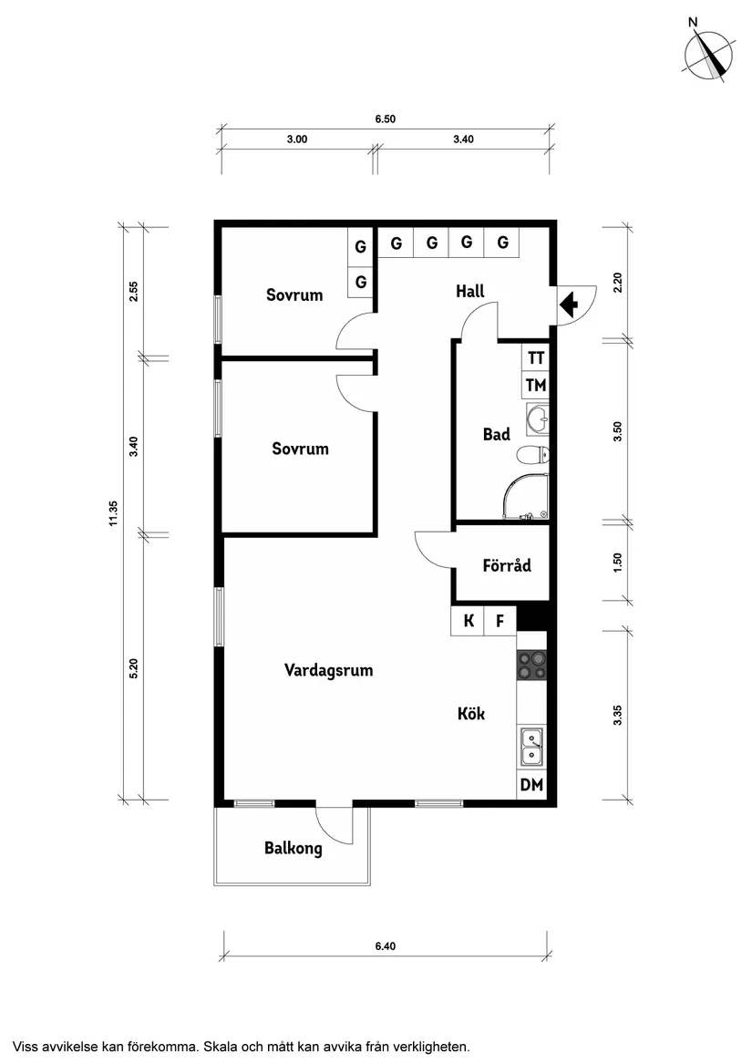 Bostadsrätt, Havtornsvägen 2, Tölö, Kungsbacka