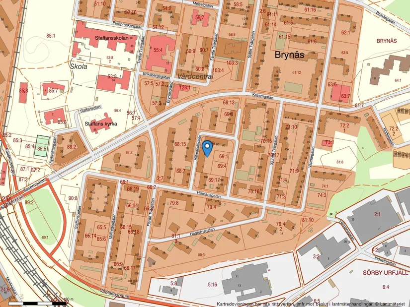 Bostadsrätt, Hillmanskroken 6, Brynäs, Gävle
