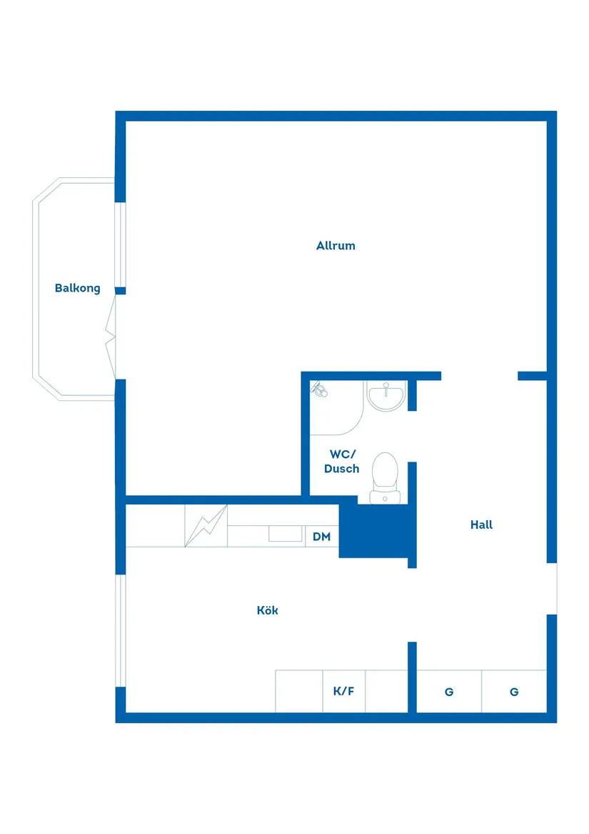 Bostadsrätt, Hillmanskroken 6, Brynäs, Gävle