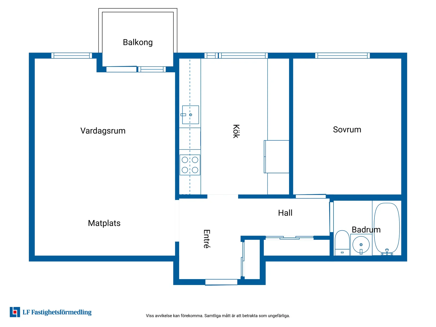 Bostadsrätt, Kyrkbergsvägen 20E, Skönsmon, Sundsvall