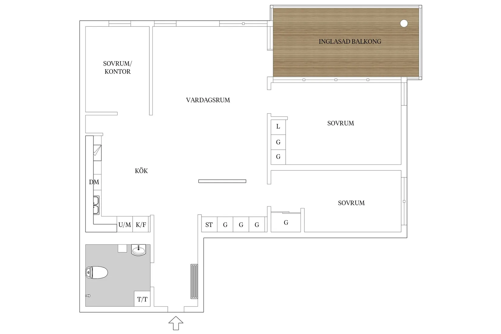 Bostadsrätt, Trastvägen 12A, Väster, Lund