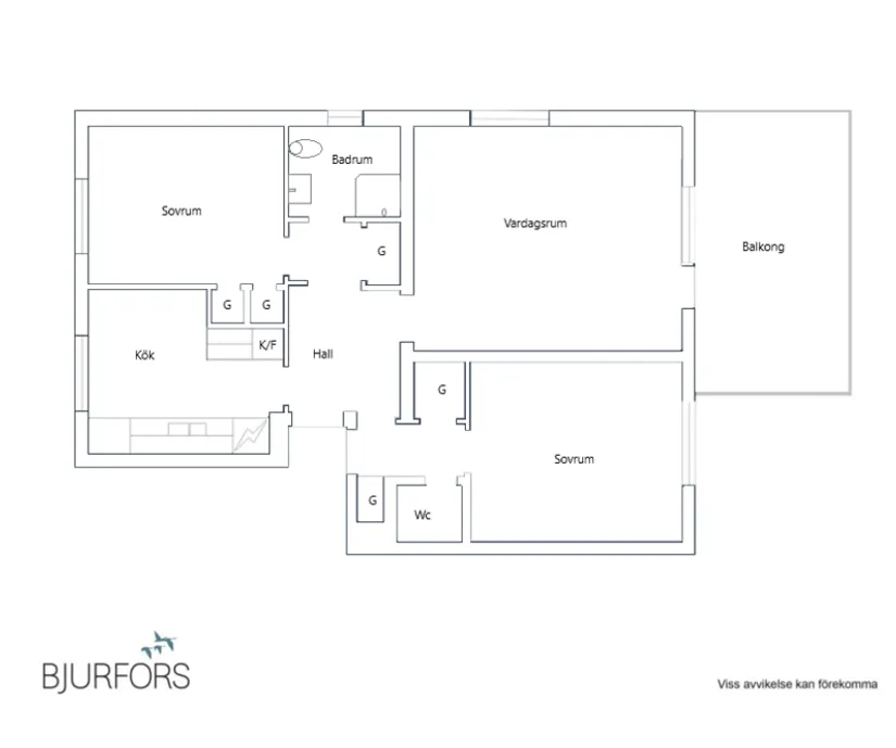 Bostadsrätt, Oskarsvägen 11, Norrböle, Skellefteå