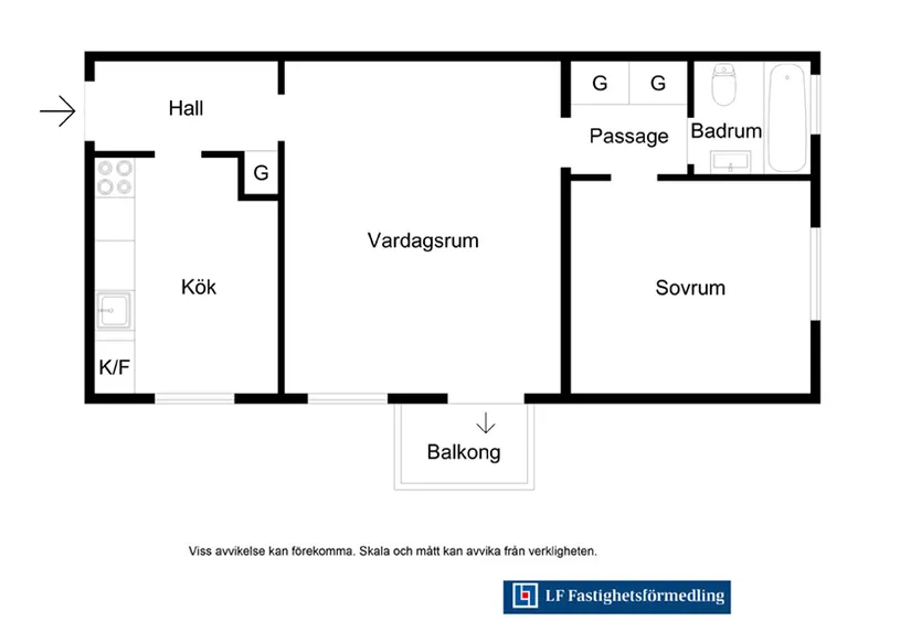 Bostadsrätt, Hillerödsvägen 5C, Dammfri, Malmö