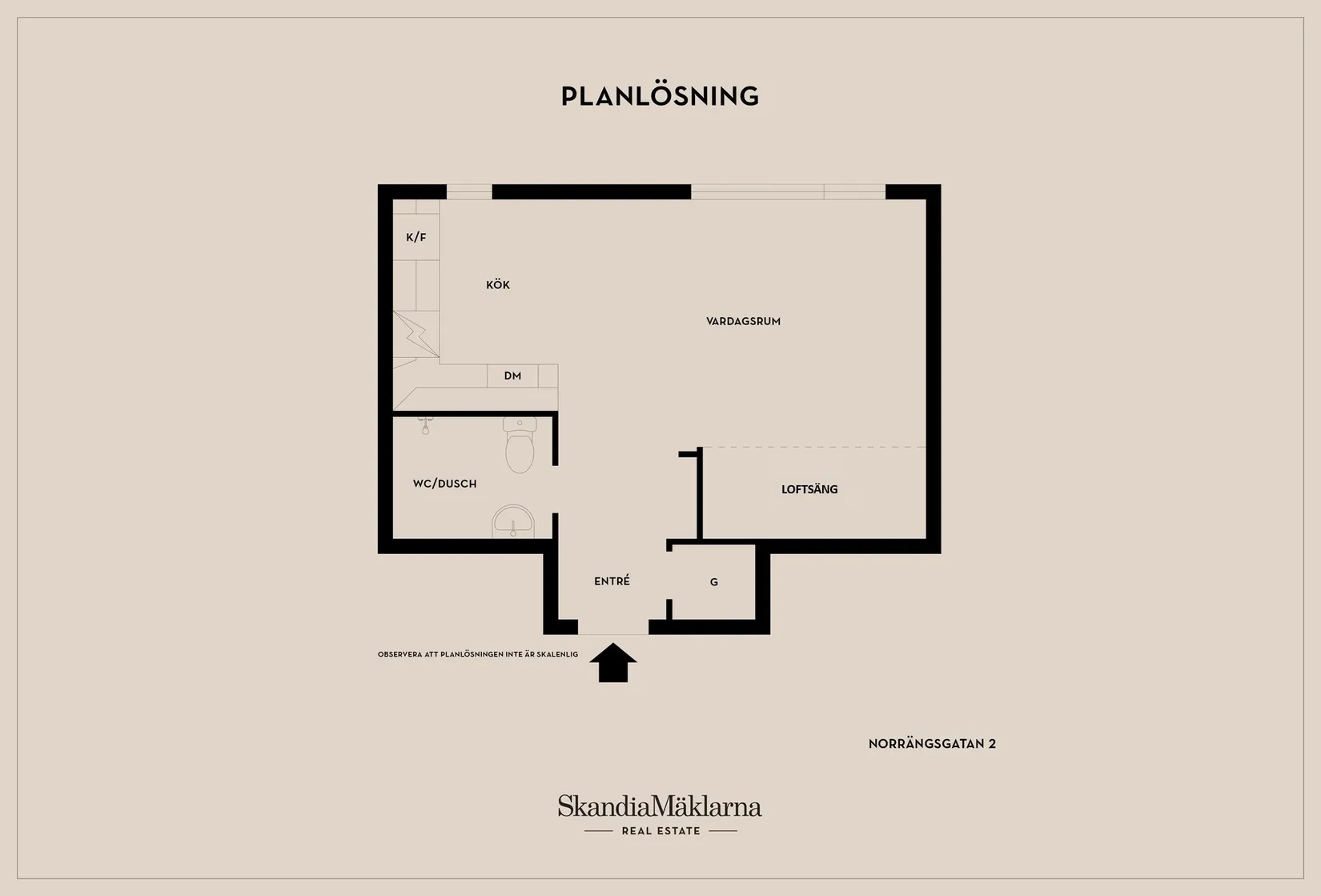 Bostadsrätt, Norrängsgatan 2B, Centralt, Motala