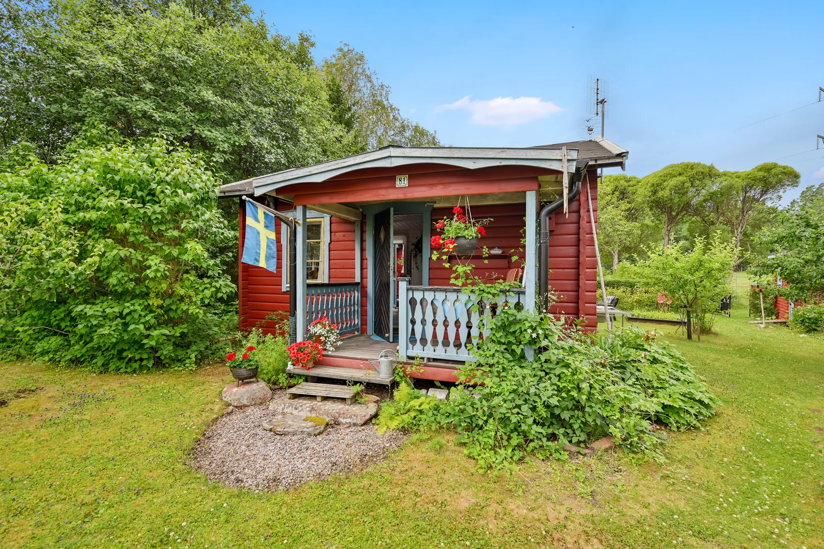 Villa, Vaxmyra kolonistuga nr 81, Runby, Upplands Väsby