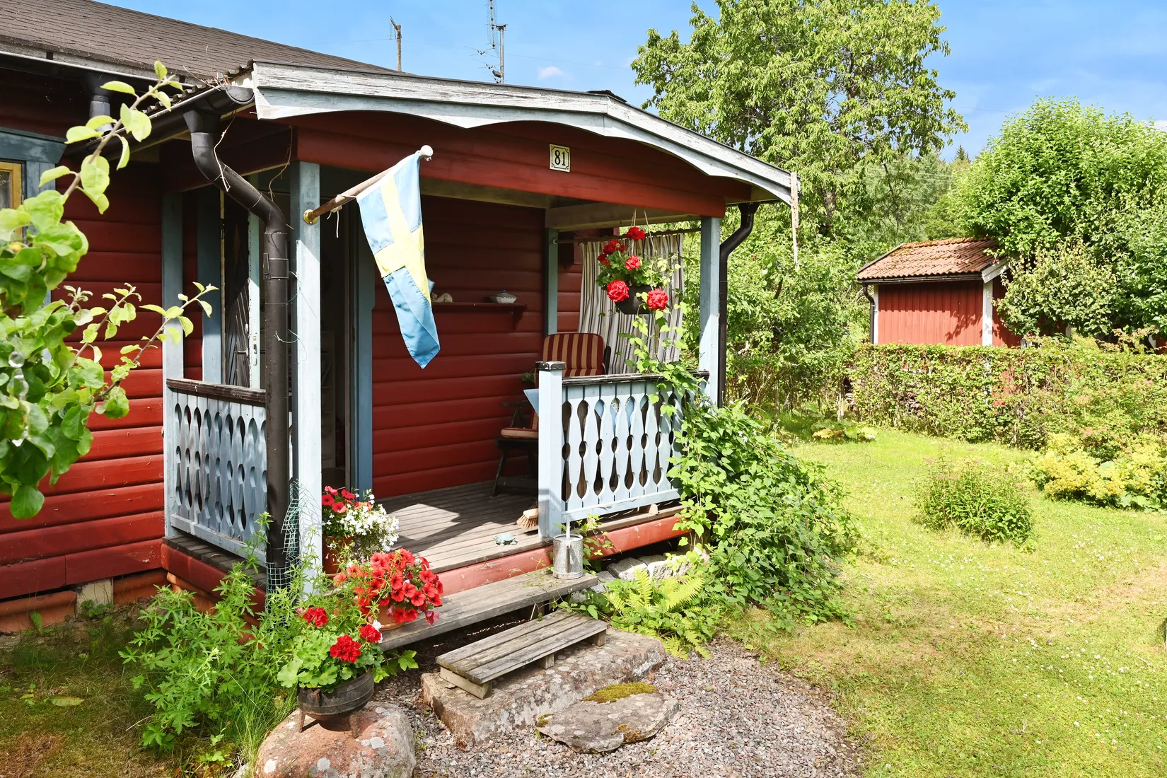 Villa, Vaxmyra kolonistuga nr 81, Runby, Upplands Väsby